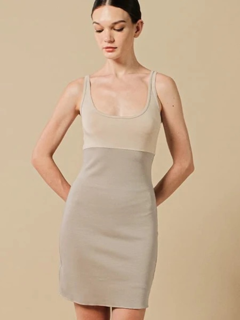 Spanx Tan Cami Slip Dress